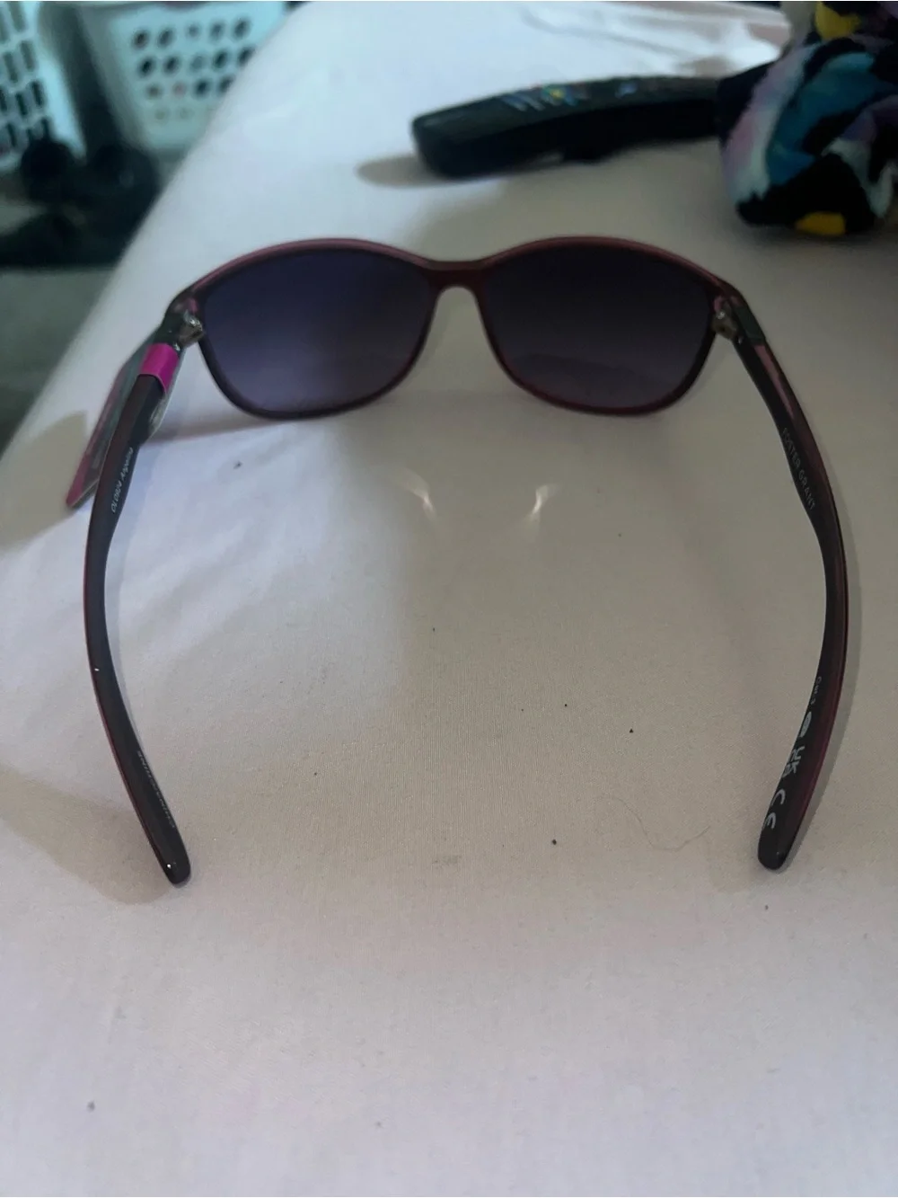 Foster Grant Purple Frame with Gradient Purple Lenses Cat-Eye Sunglasses
